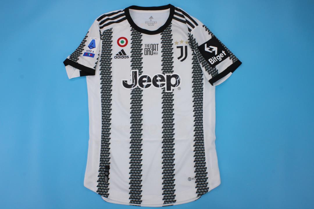 AAA Quality Juventus 22/23 Home Chiellini Last Match(Player)